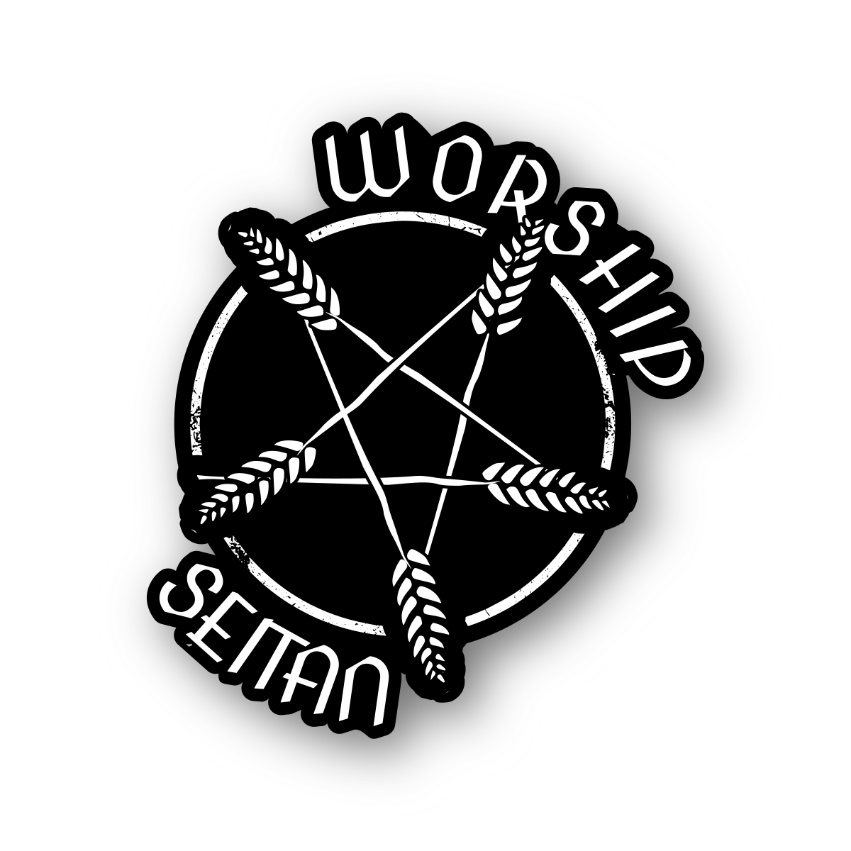 Worship Seitan - Pentagram