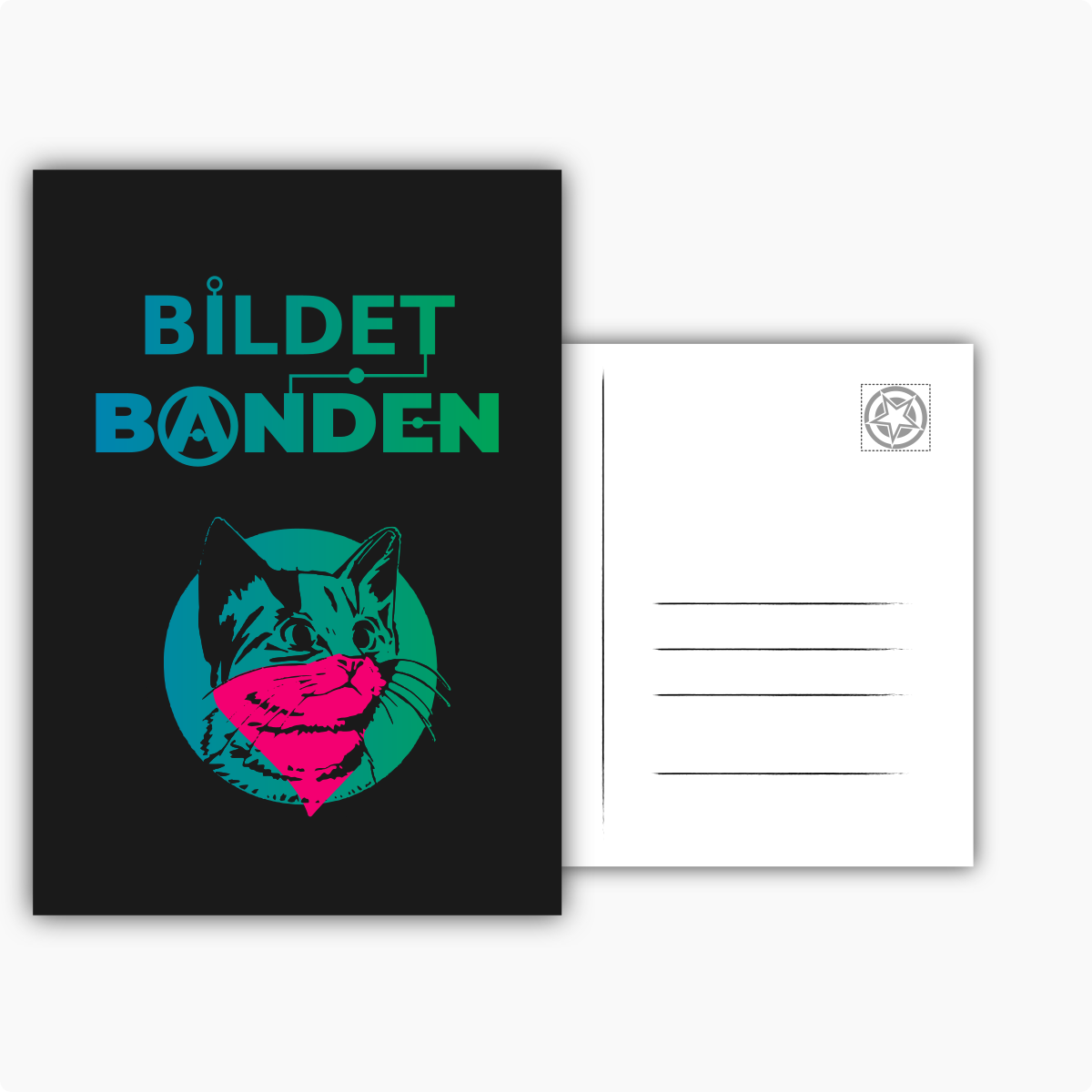 Bildet Banden Postkarte